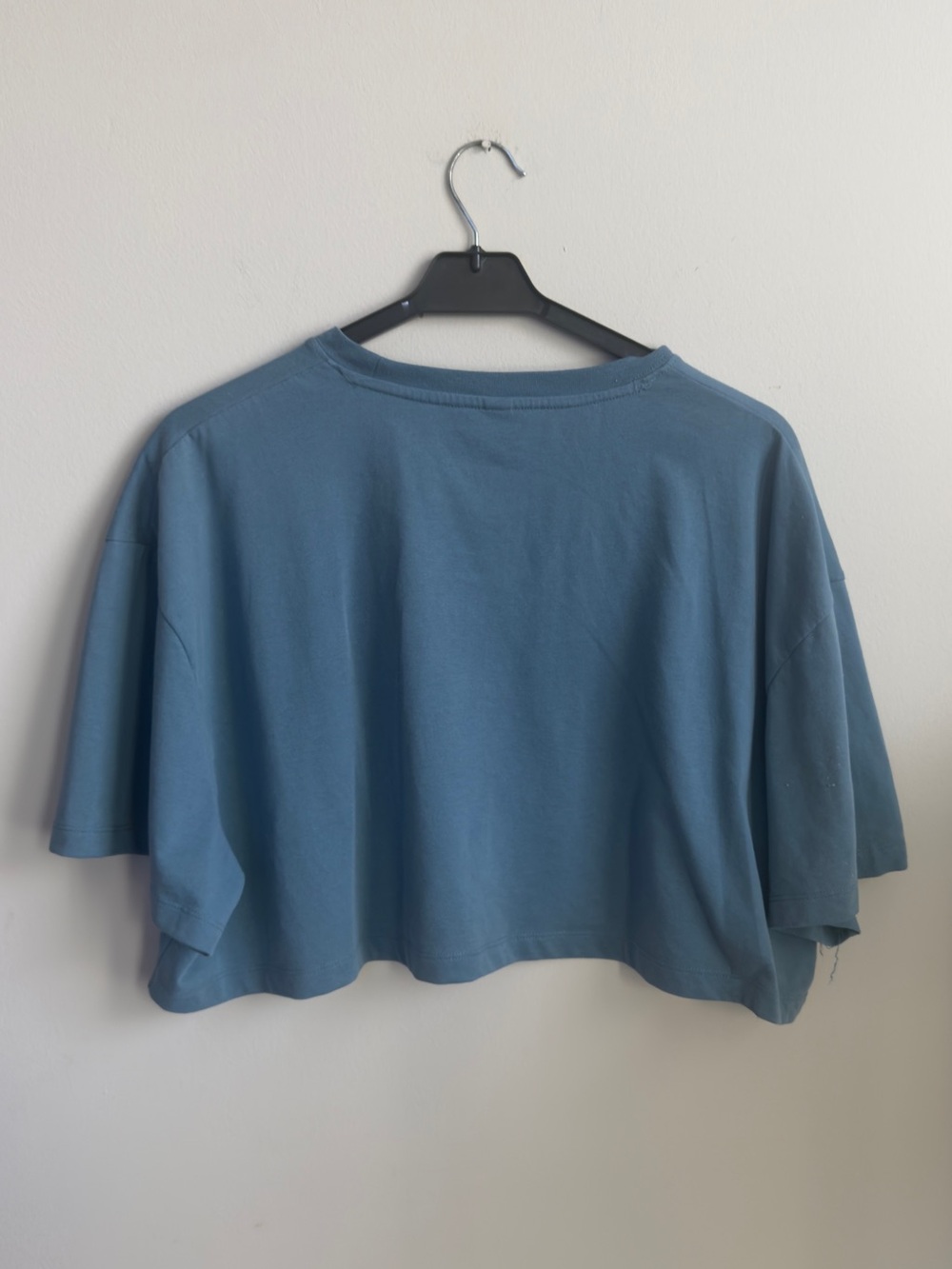Oner Active Raised Bar Cropped Tee - Blue - Picture 6 of 7